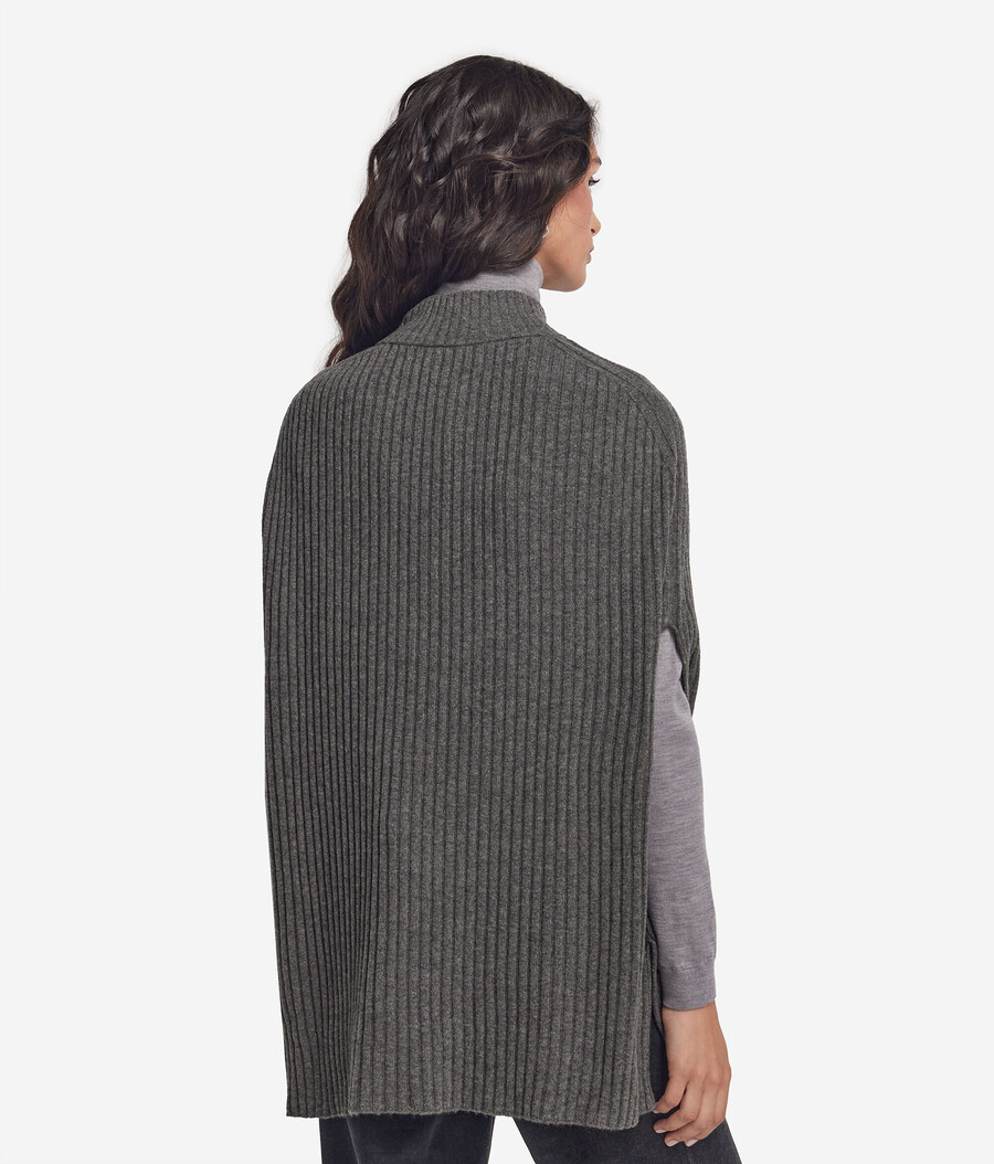 ribbad ultrasoft cashmere cape