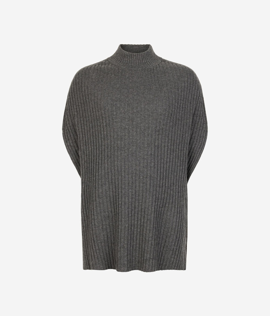 ribbad ultrasoft cashmere cape