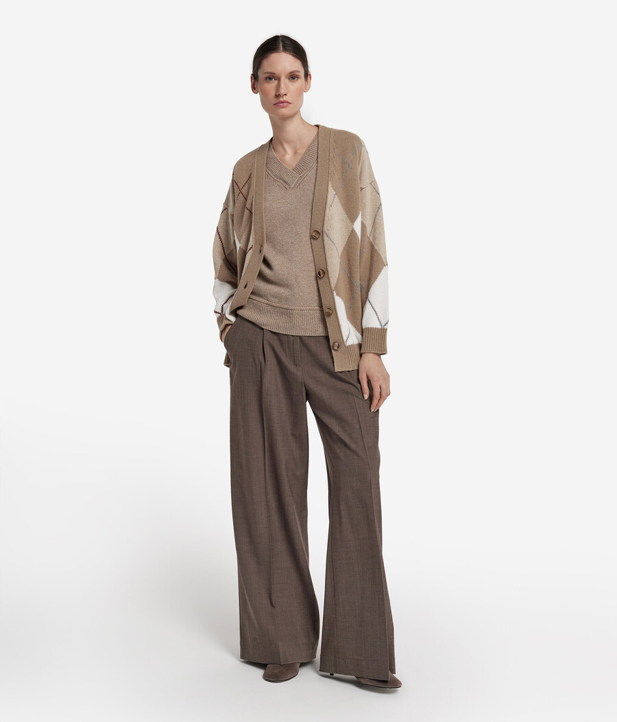 ultramjuk cashmere diamond cardigan