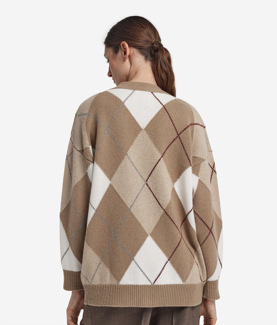 ultramjuk cashmere diamond cardigan