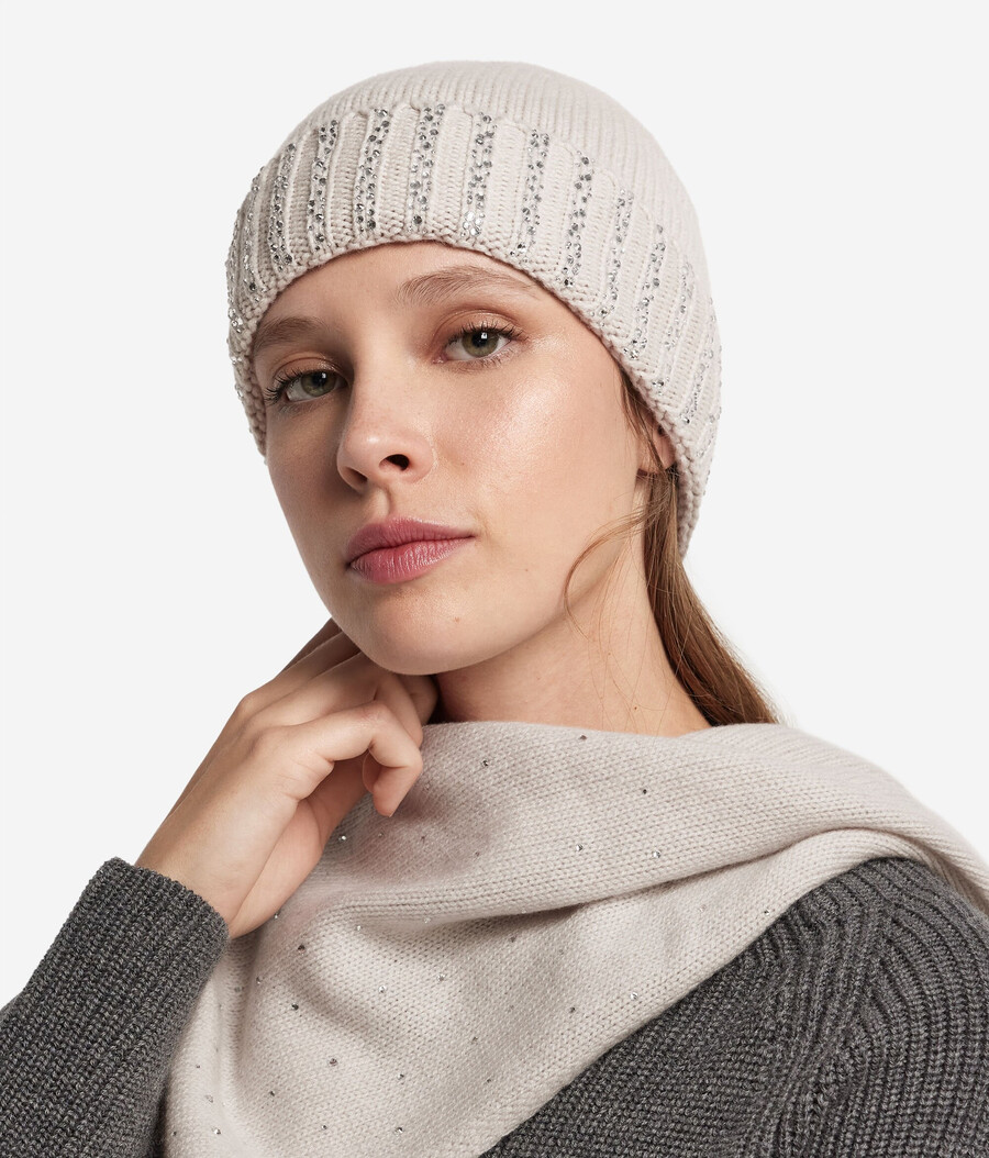 kashmirhatt med strass