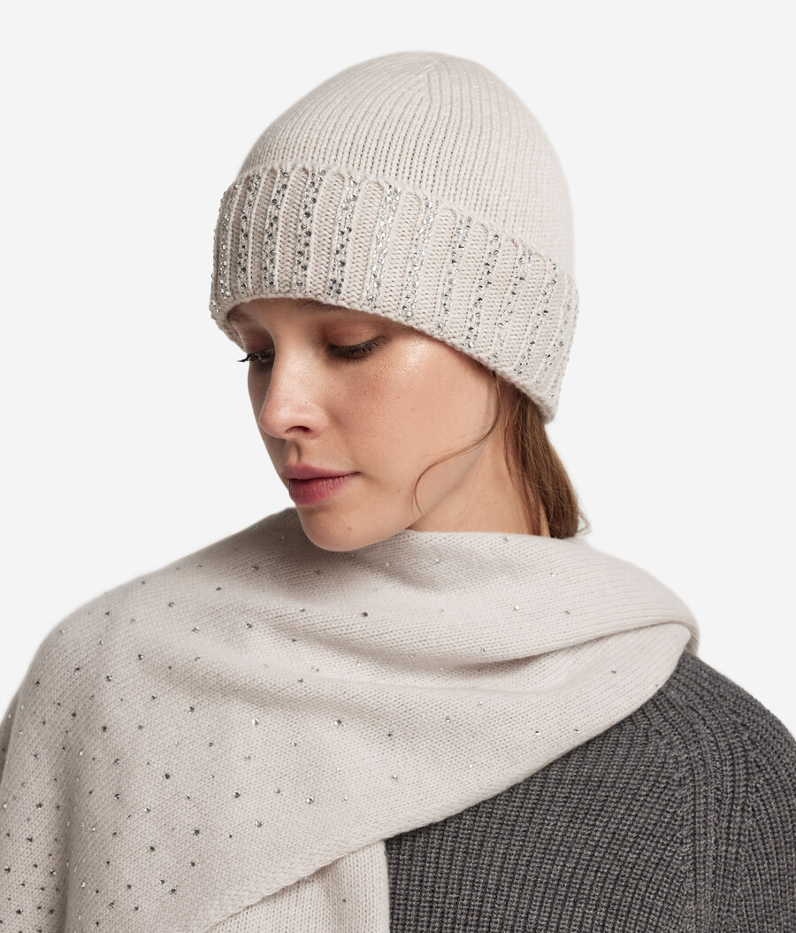 kashmirhatt med strass