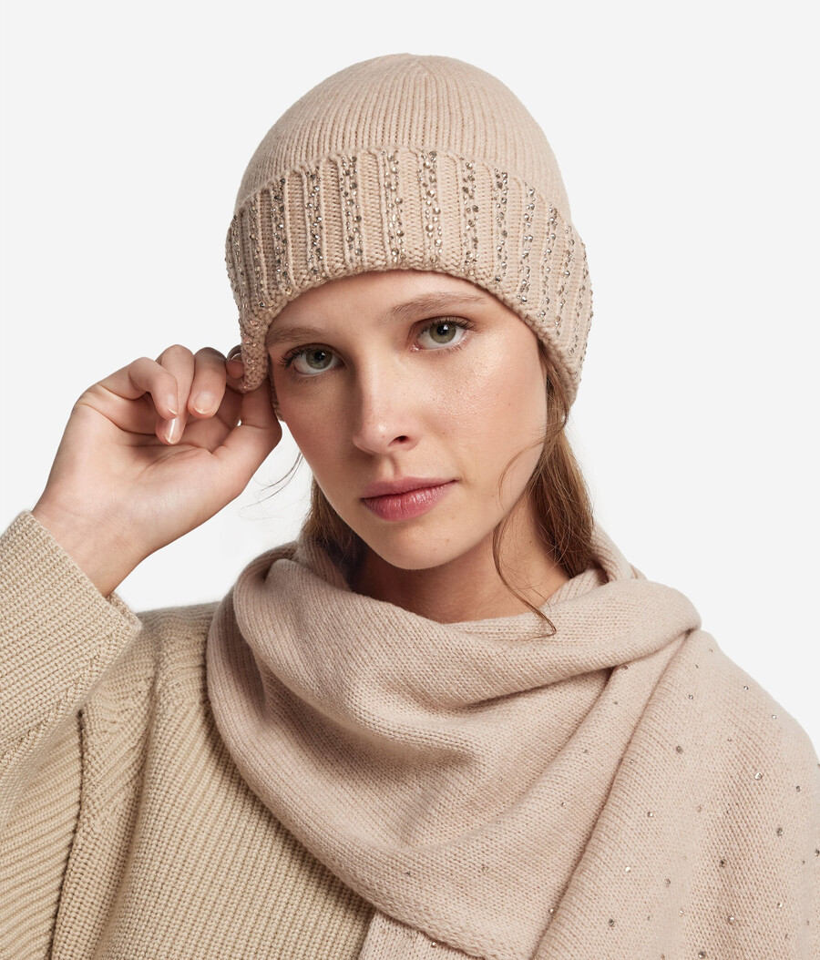 kashmirhatt med strass