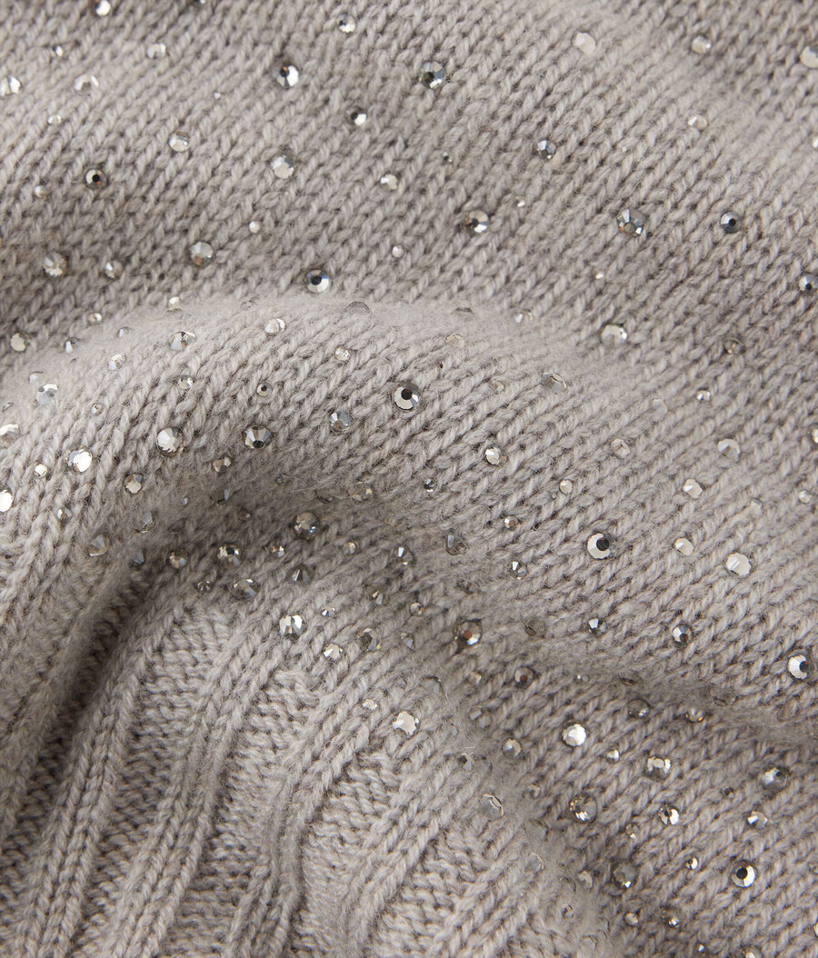 kashmirhalsduk med strass