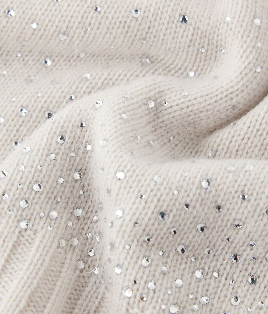 kashmirhalsduk med strass