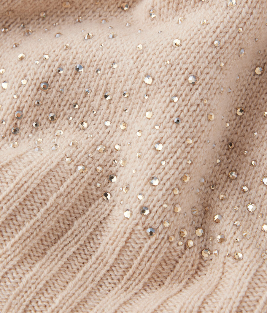 kashmirhalsduk med strass