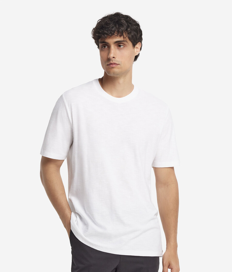kortärmad t-shirt med vridstygn