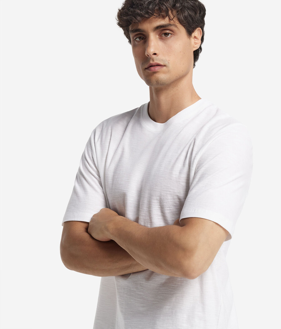 kortärmad t-shirt med vridstygn