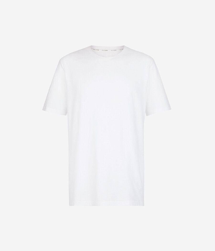 kortärmad t-shirt med vridstygn