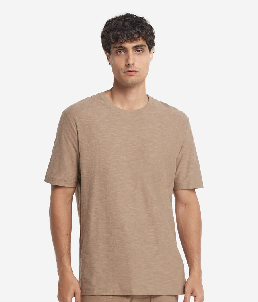kortärmad t-shirt med vridstygn
