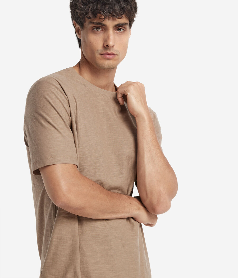 kortärmad t-shirt med vridstygn