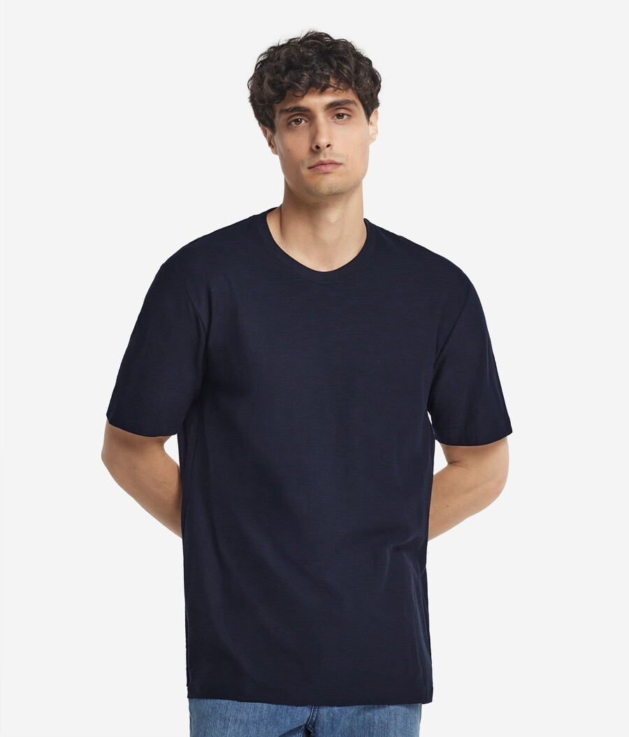 kortärmad t-shirt med vridstygn