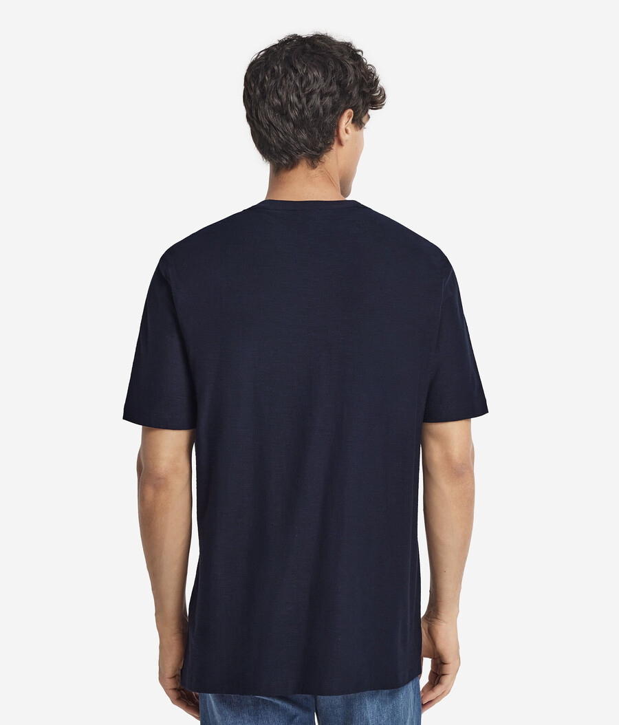 kortärmad t-shirt med vridstygn