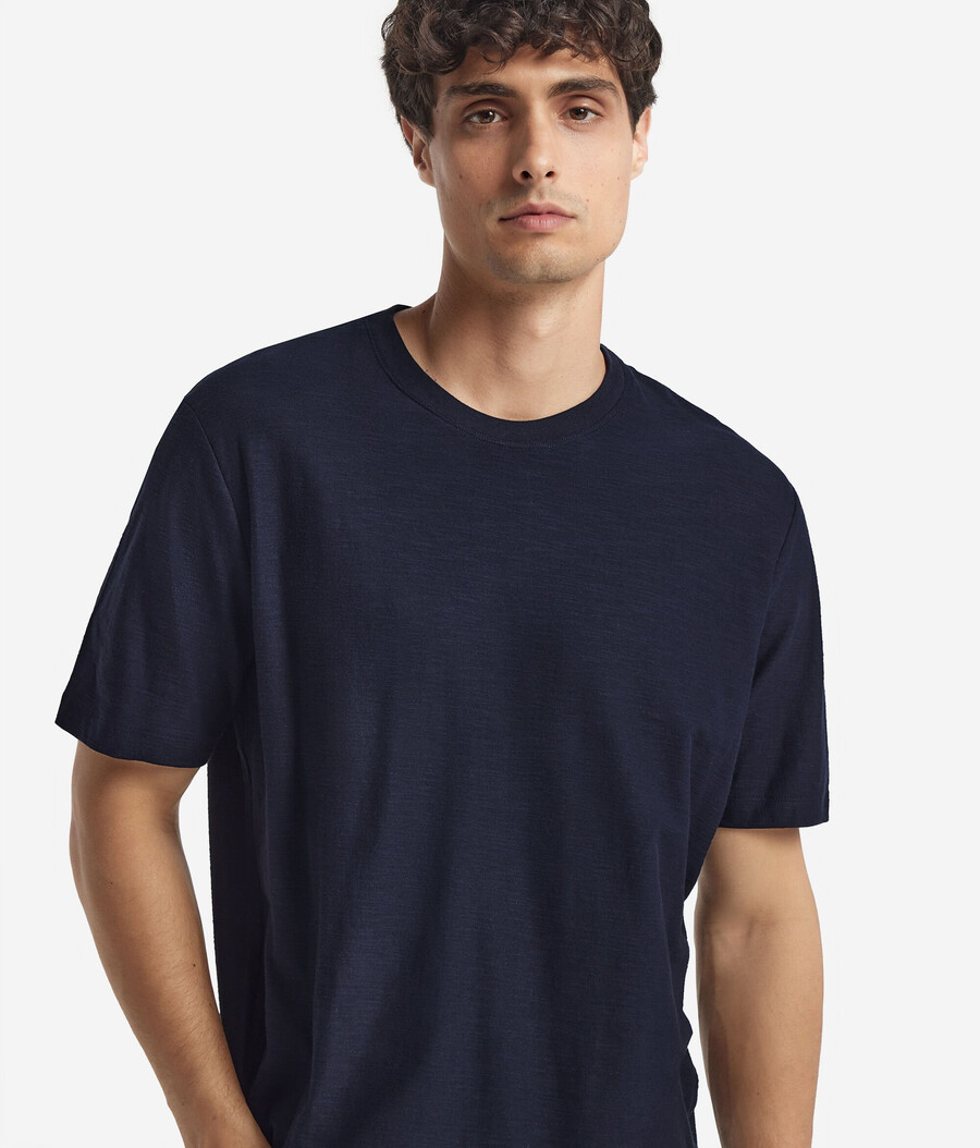kortärmad t-shirt med vridstygn