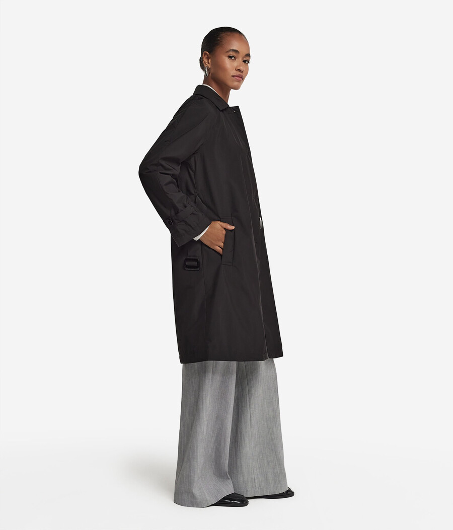 lång teknisk trenchcoat