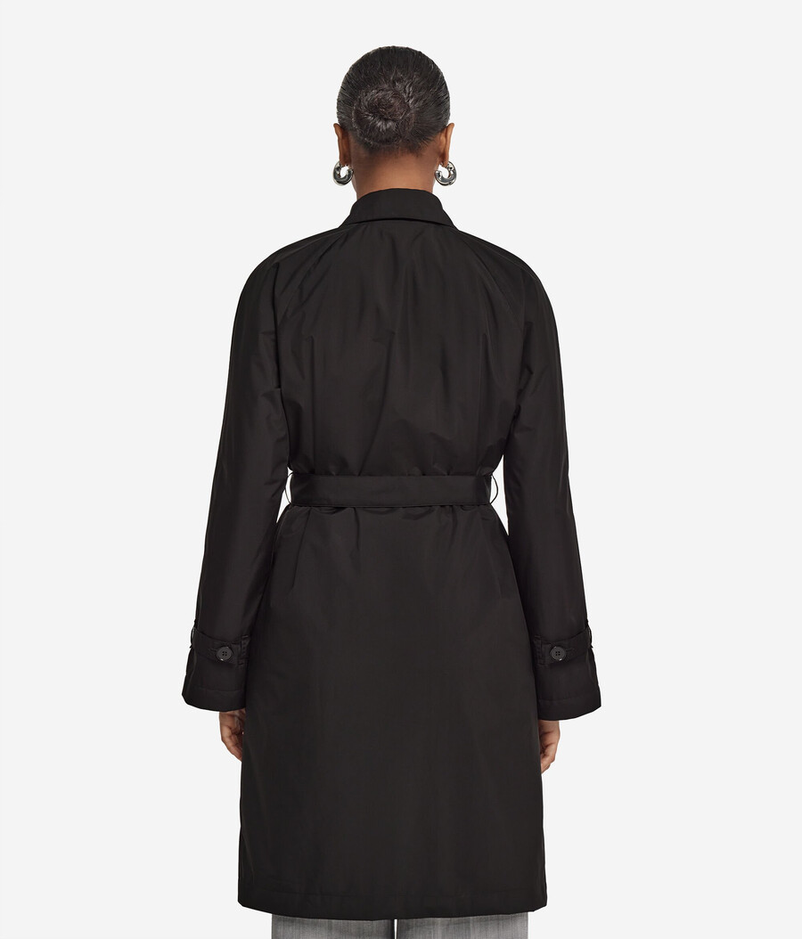 lång teknisk trenchcoat