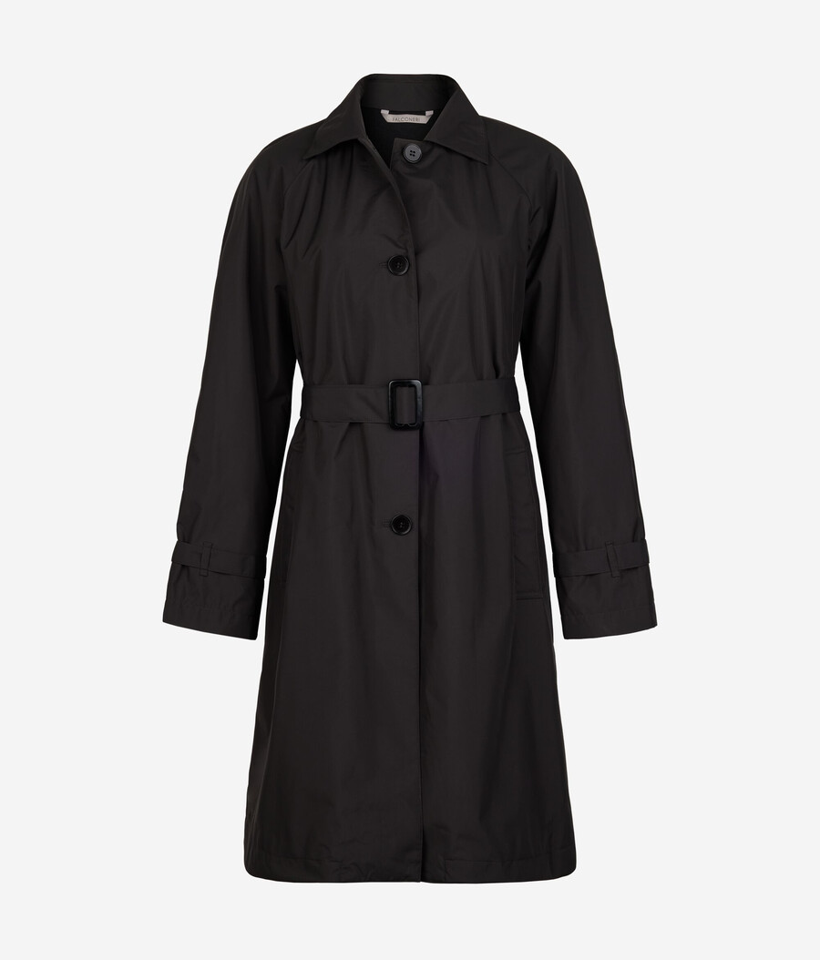 lång teknisk trenchcoat