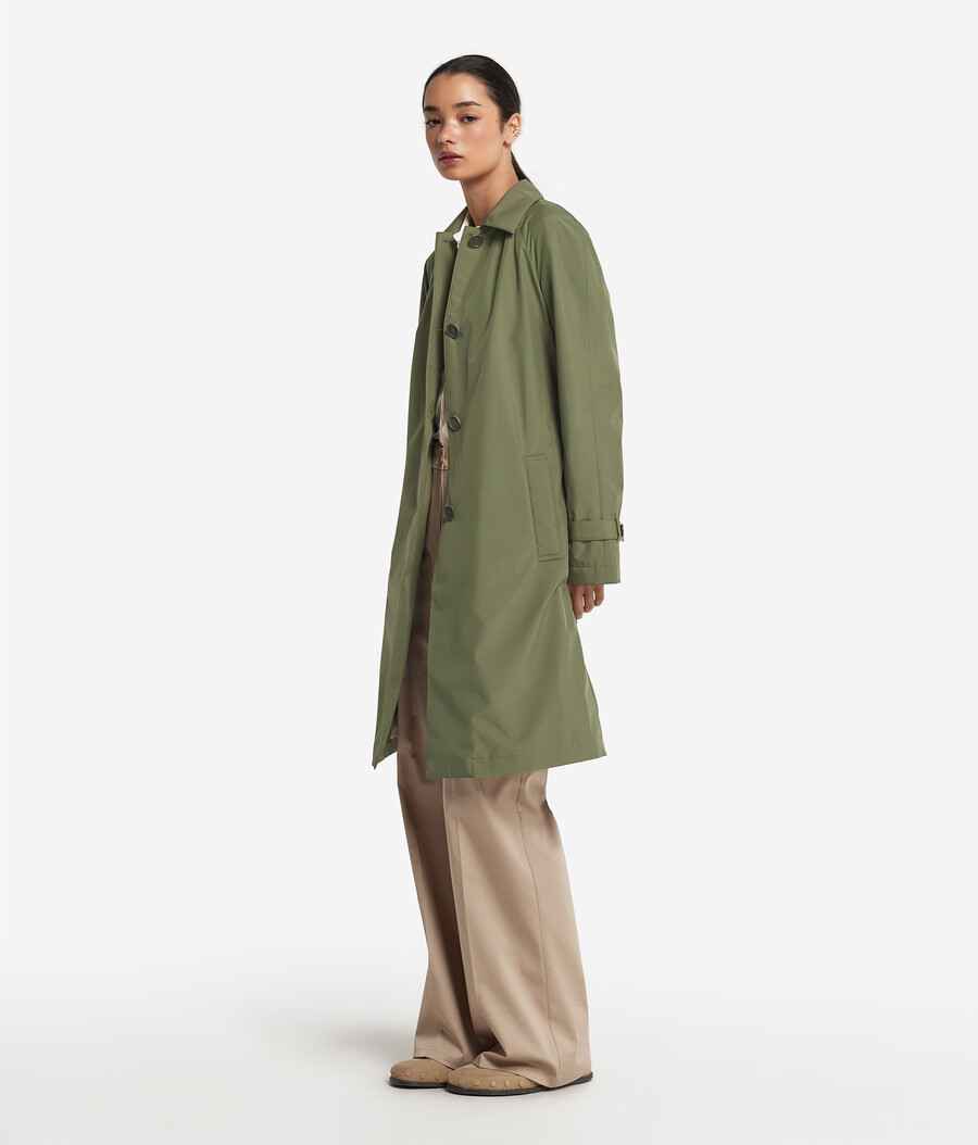 lång teknisk trenchcoat