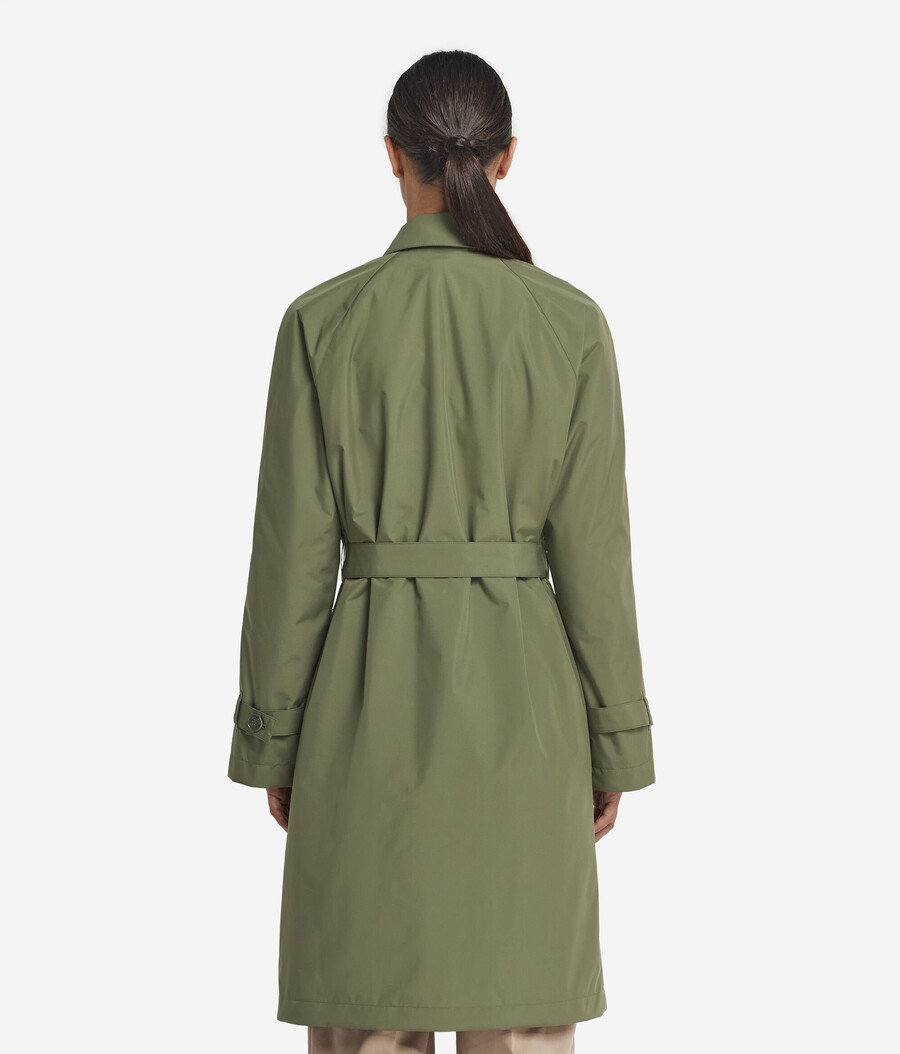 lång teknisk trenchcoat