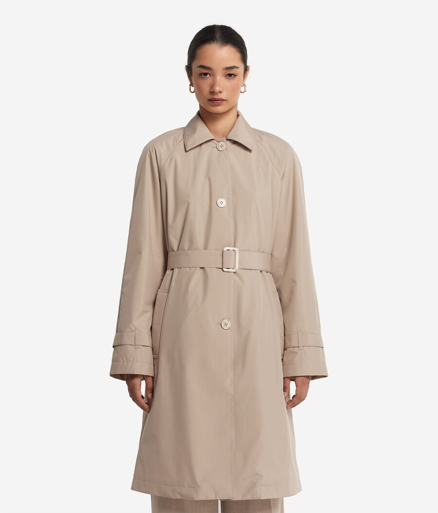 lång teknisk trenchcoat