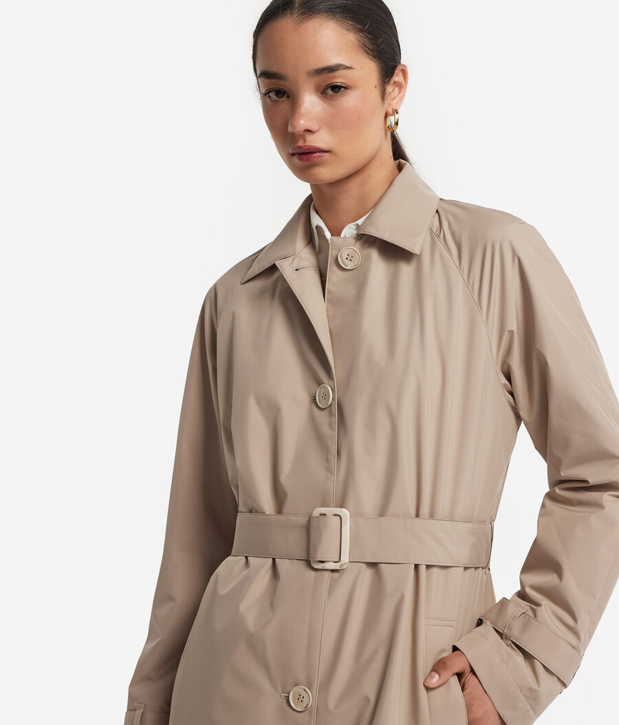 lång teknisk trenchcoat