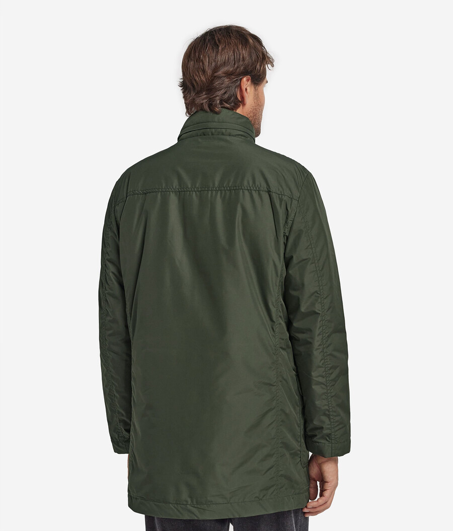 parka i tekniskt kashmirtyg