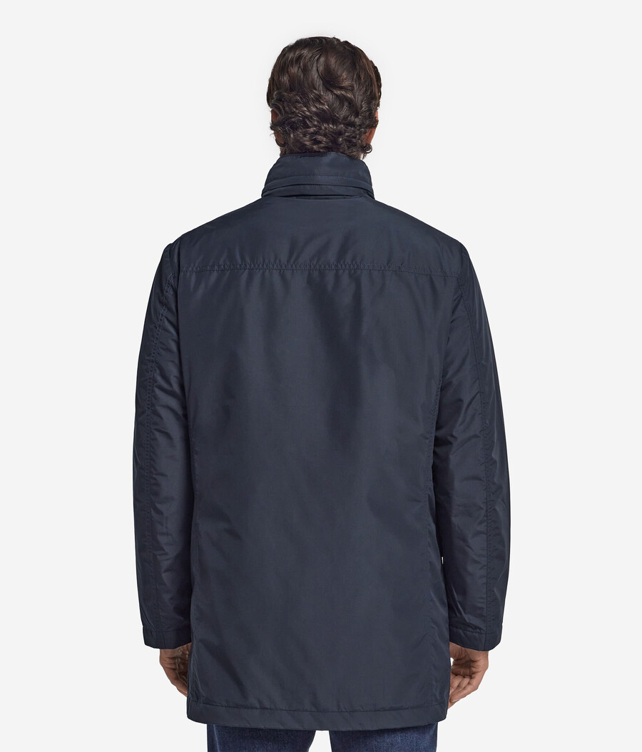 parka i tekniskt kashmirtyg