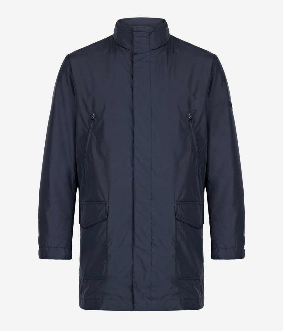 parka i tekniskt kashmirtyg